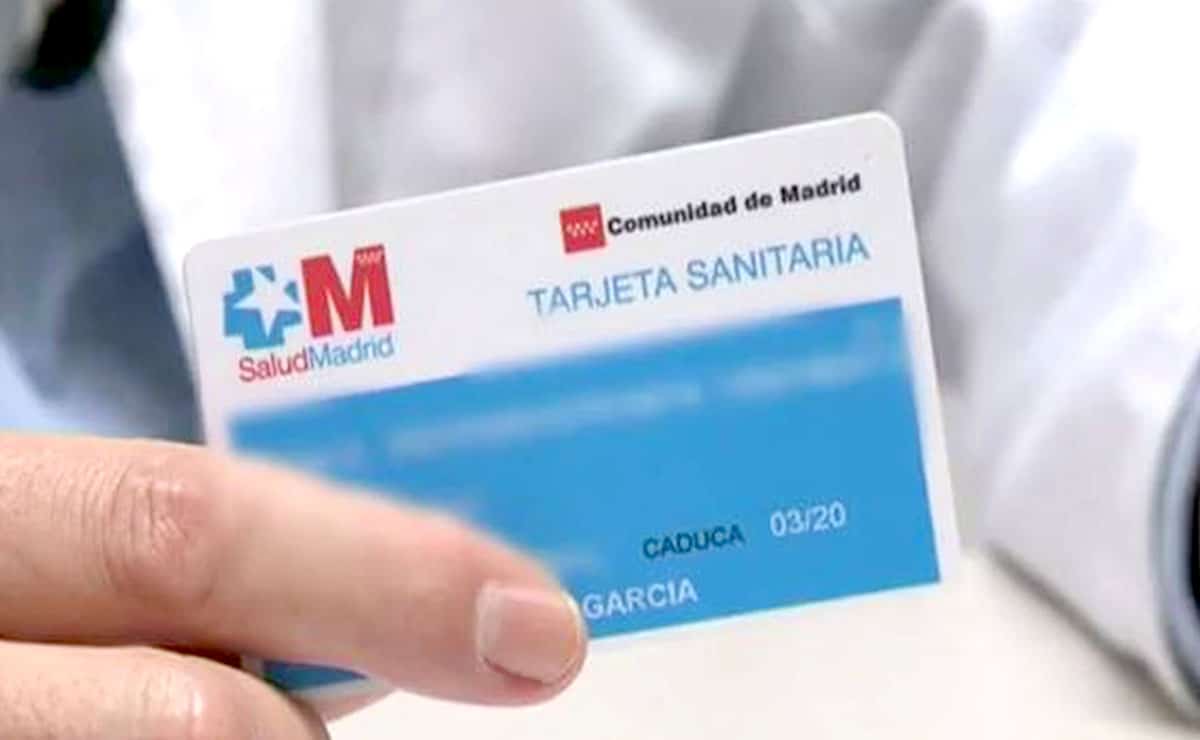 tarjeta sanitaria comunidad de madrid